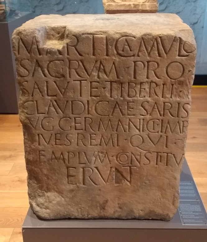 Altar to The God Camulos, from Harenatium, credit to Heiko Fischer